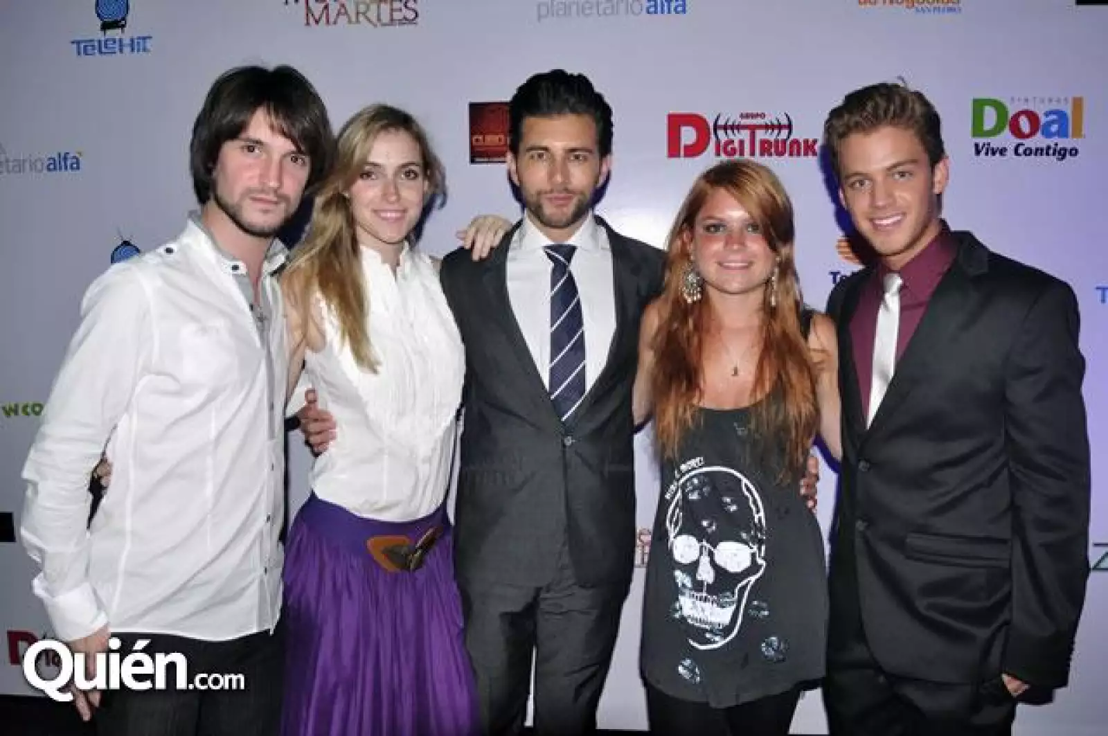 Pibi Reiter,Pamela Reiter,Fernando Noriega,Regina Martínez Sada y Polo Morín