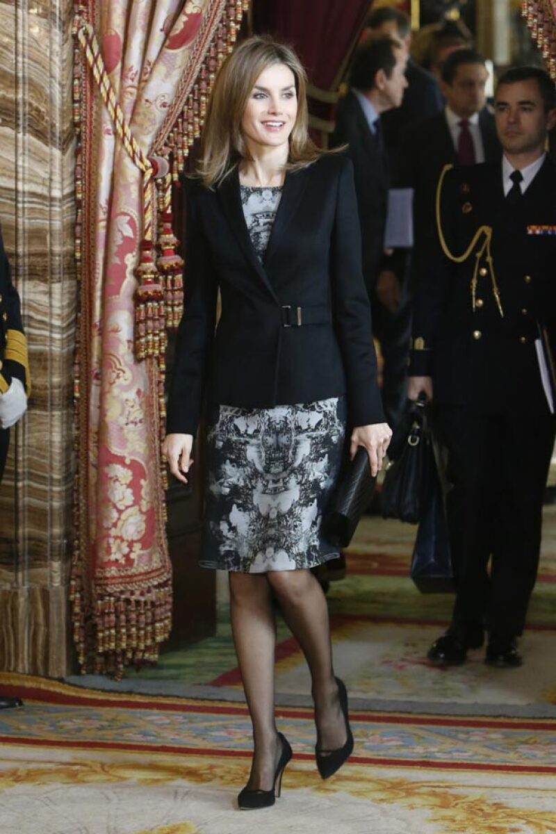 Durante la premiación en el 2014 así acudióa la reunión del patronato de la Fundación Princesa de Girona.