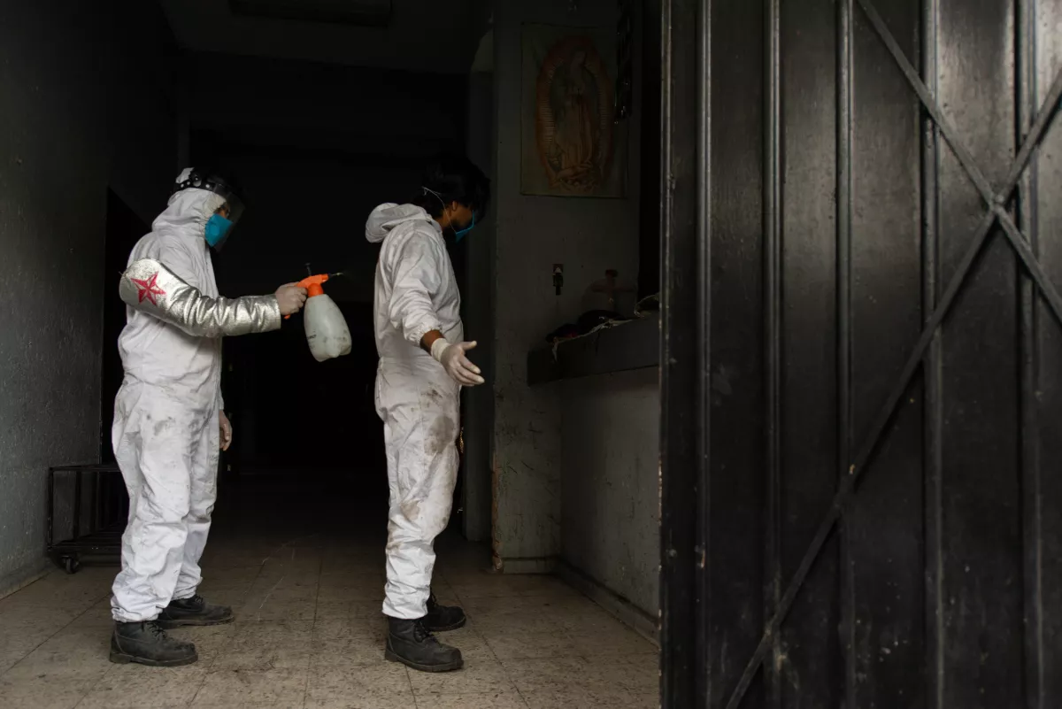 Crematorio durante la pandemia