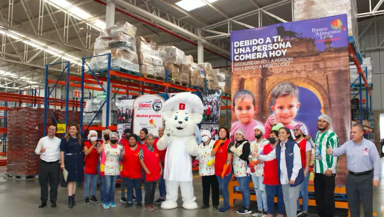 Los paquetes donados se distribuyeron en 16 Bancos de Alimentos de diferentes localidades de México.
