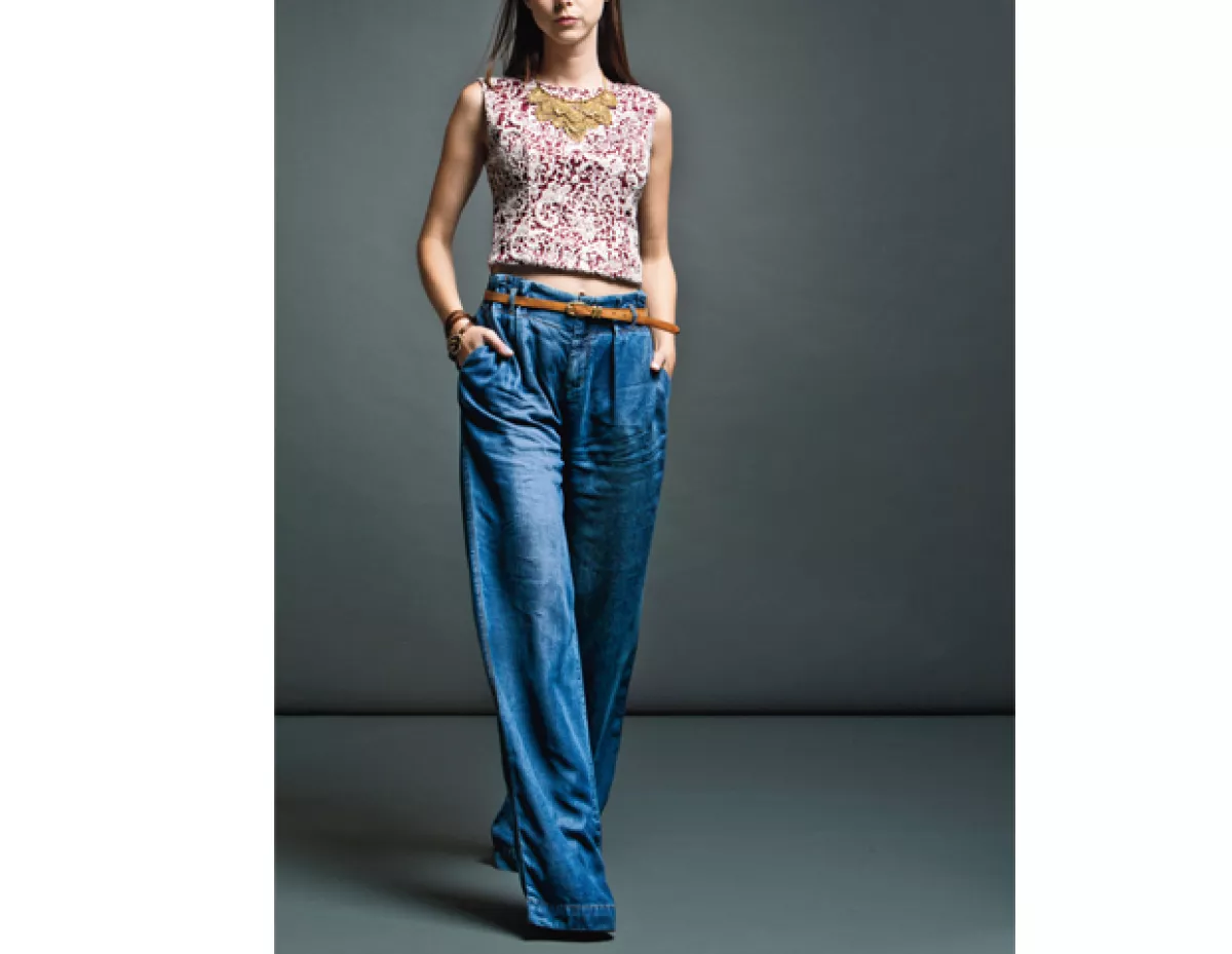Jeans pata de elefante