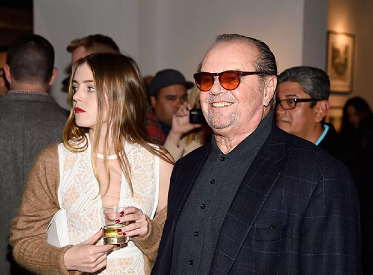 Aquí, con su hija Lorraine, el actor parece disipar todos los rumores.