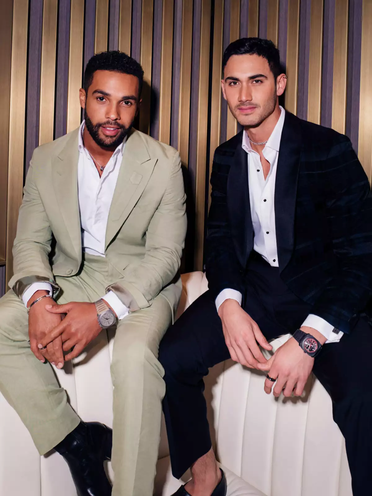 Alejandro Speitzer y Lucien Laviscount