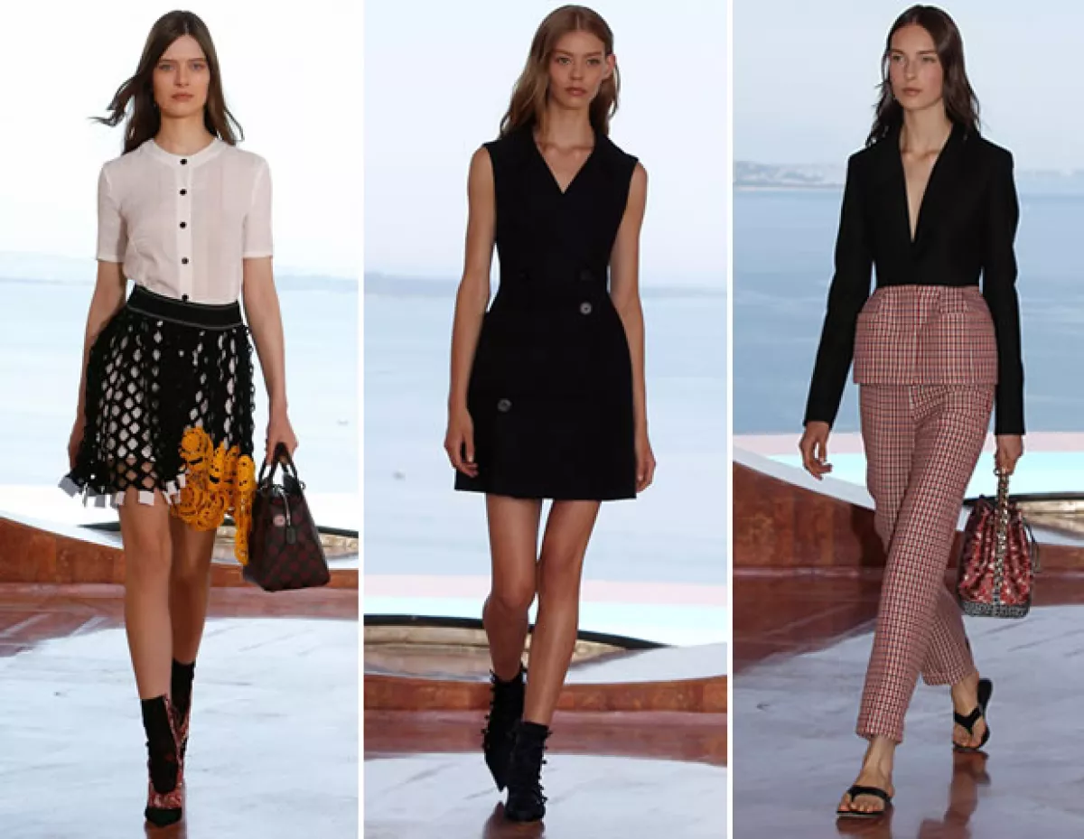 También incorporó looks clásicos de la firma Christian Dior.