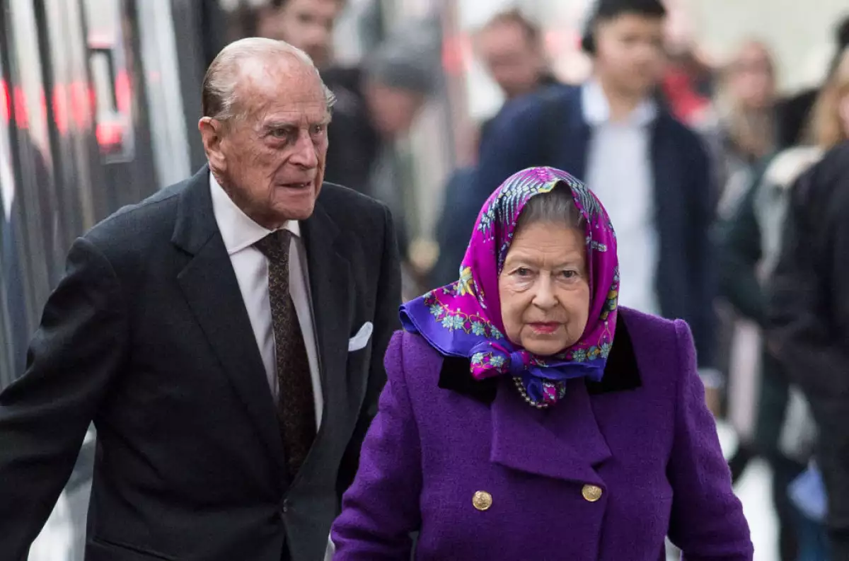 Queen Elizabeth II Arrives At King's Lynn Station