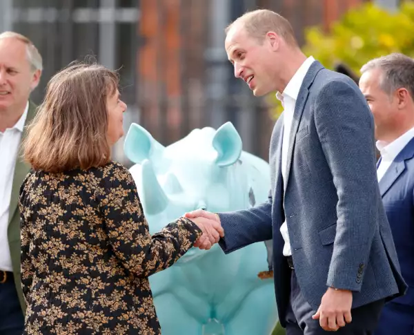 The Duke Of Cambridge Attends 'The Tusk Rhino Trail' Celebration