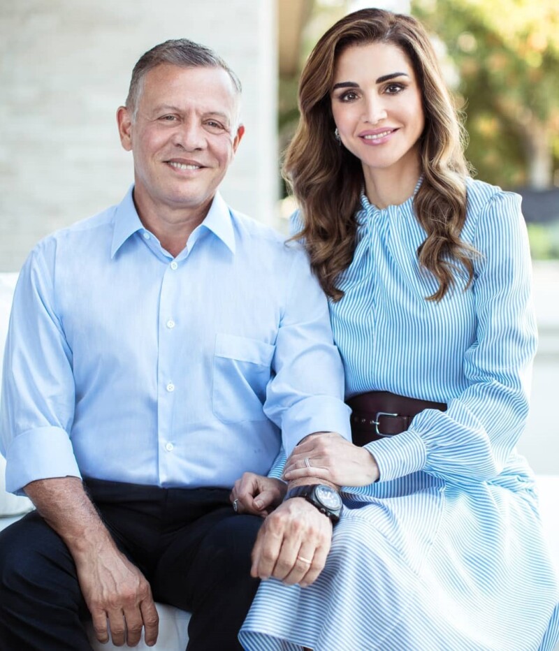 Abdullah II y Rania de Jordania