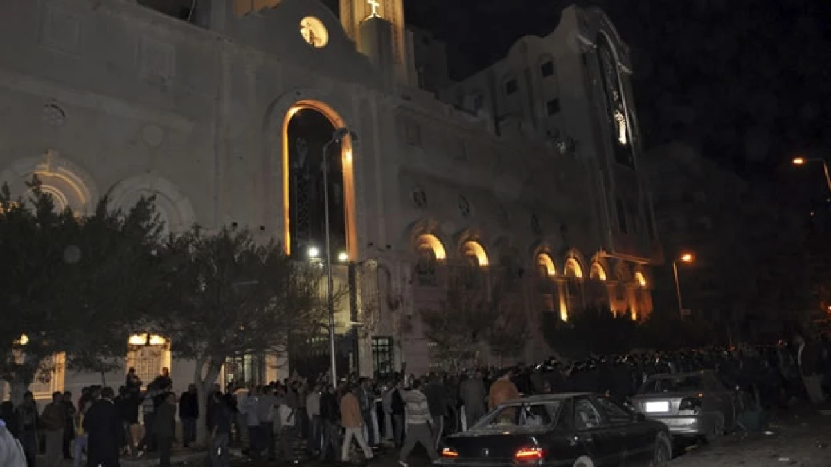 una explosión dejó varios muertos en una iglesia en Alejandría