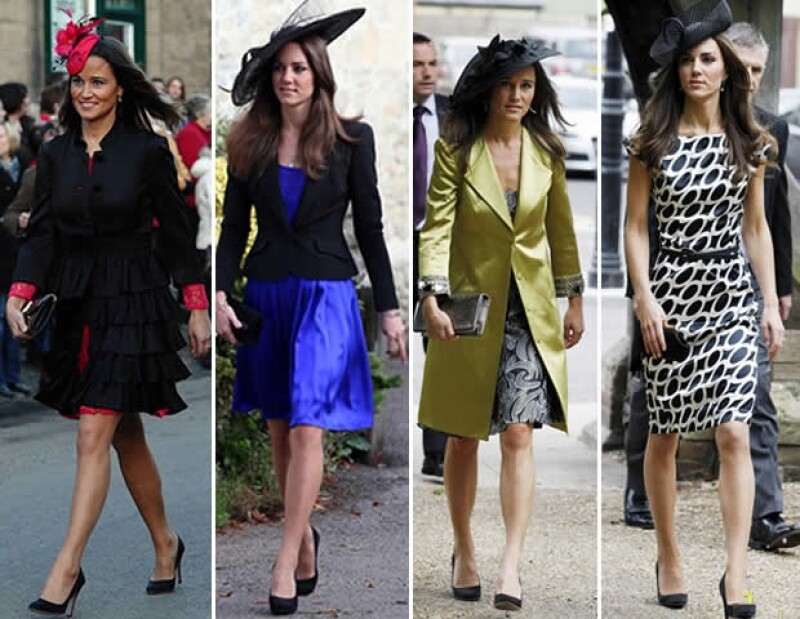 Las hermanas Middleton no tienen miedo en lucir piezas coloridas.