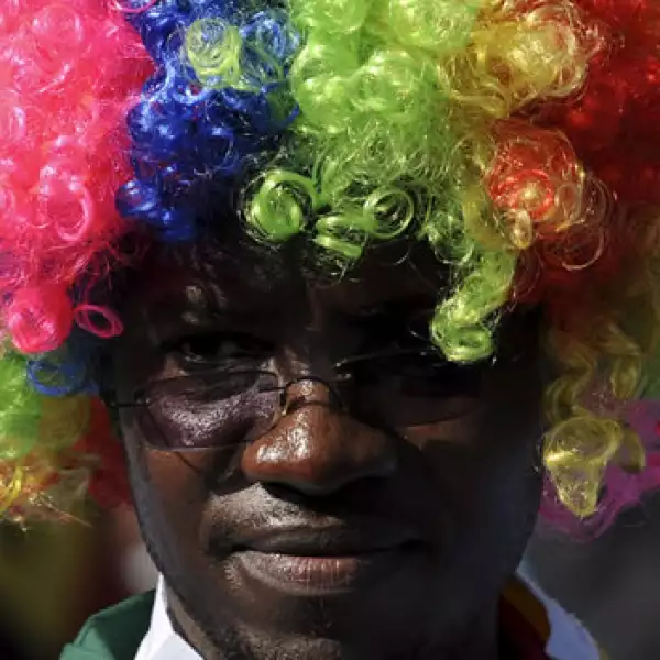 Afionados en el mundial de sudafrica