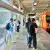Usuarios esperan el Metro de la Línea 12 en la estación San Andrés Tomatlán