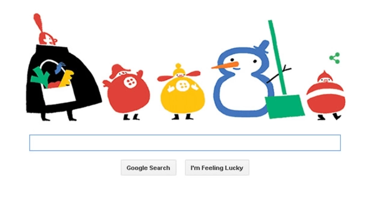 Doodle animado invierno