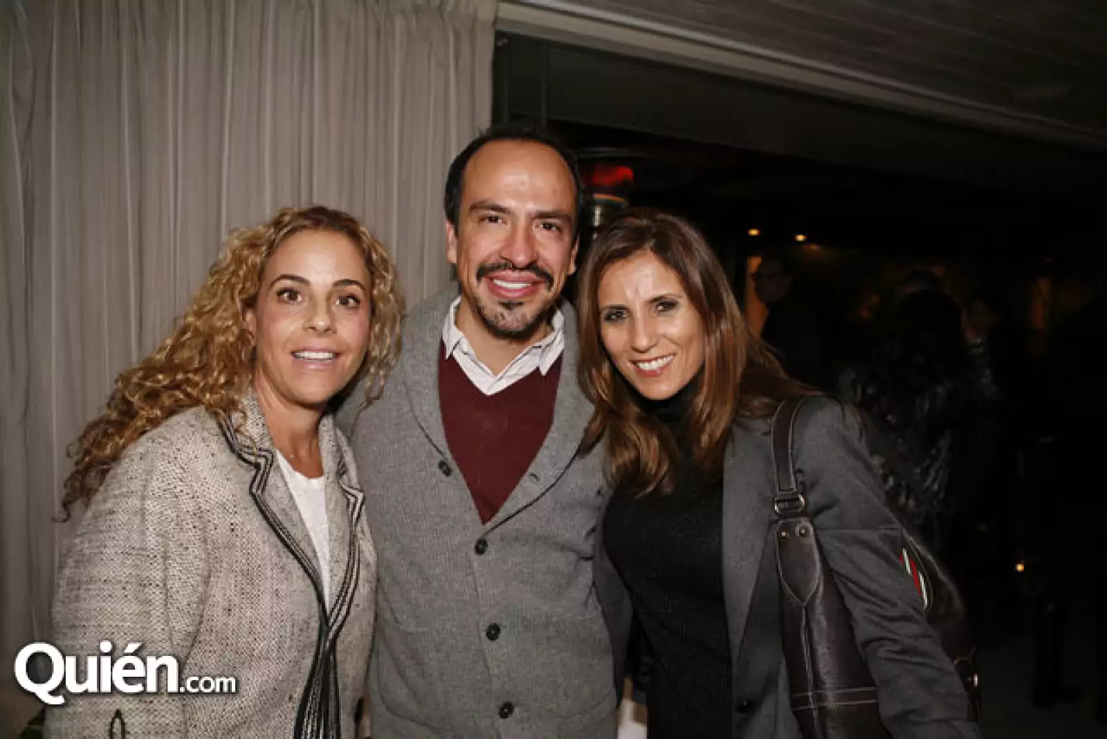 Maggie Buzali, Felipe Colsa y Karen Felgueres en el restaurante Moxi del Hotel Matilda