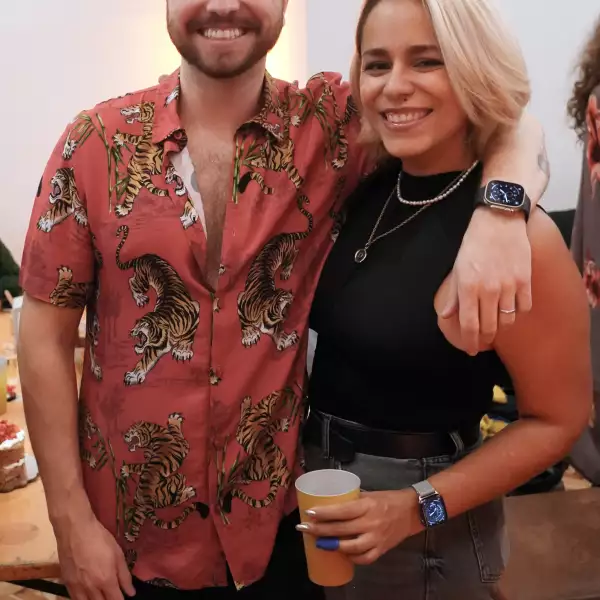 Jonathan Porta y Diana Solares