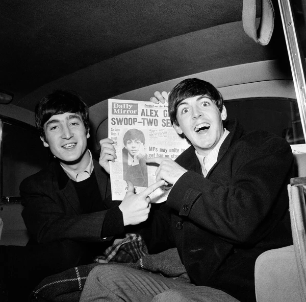 John Lennon y Paul McCartney