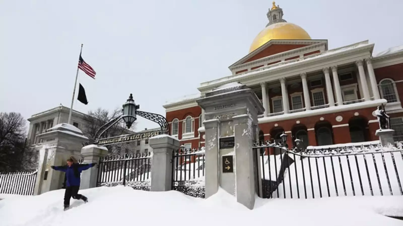 Nevadas en el noreste de EU