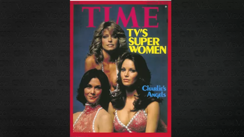 Farrah Fawcett (en la parte superior) fue una de las protagonistas de "Los Ángeles de Charlie"