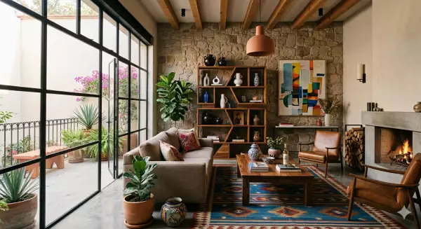 interiorismo mezcla méxico y españa