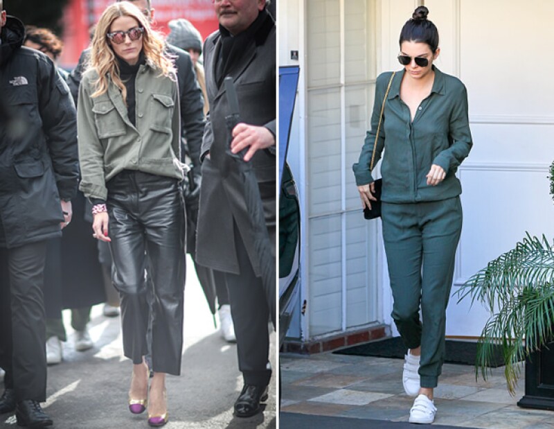 Como Olivia o como Kendall, las piezas en verde militar están muy in.