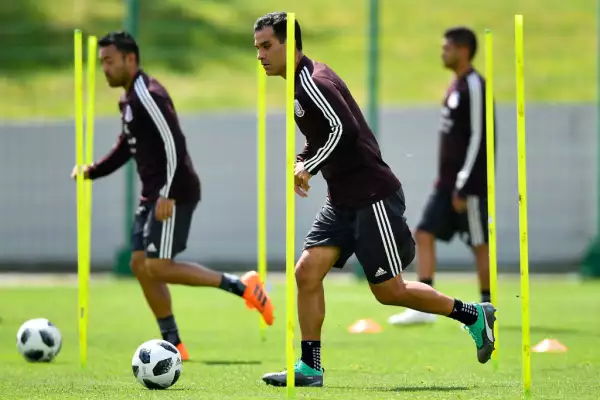 Rafa Marquez entrenando