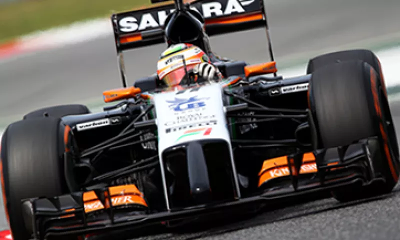 El mexicano Sergio Pérez corre con la escudería Force India. (Foto: Getty Images)