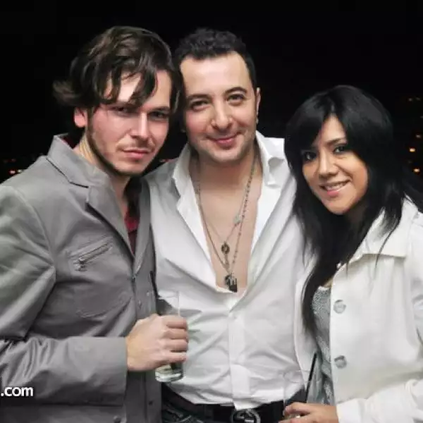Carlos Montaño,Omar Strada y Gaby Domínguez