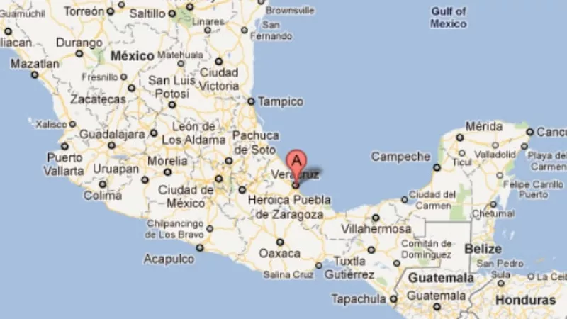 Mapa de Veracruz