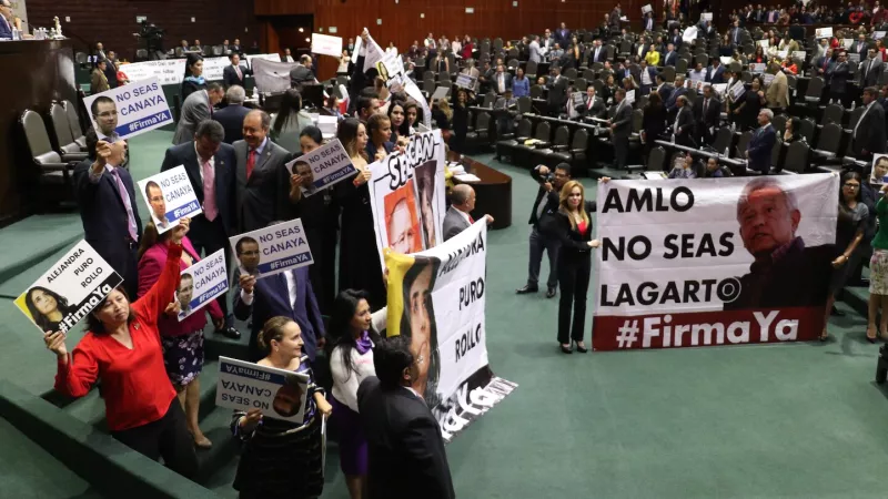 Disputas en la cámara de diputados