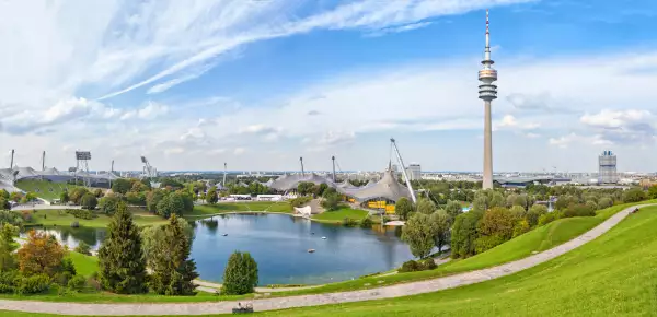 Olympiapark es de los espacios más verdes de la ciudad