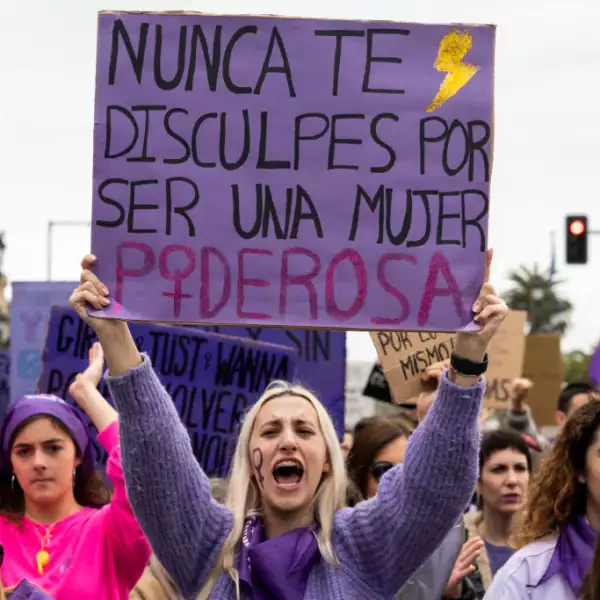 International Women's Day Demostration In Santander