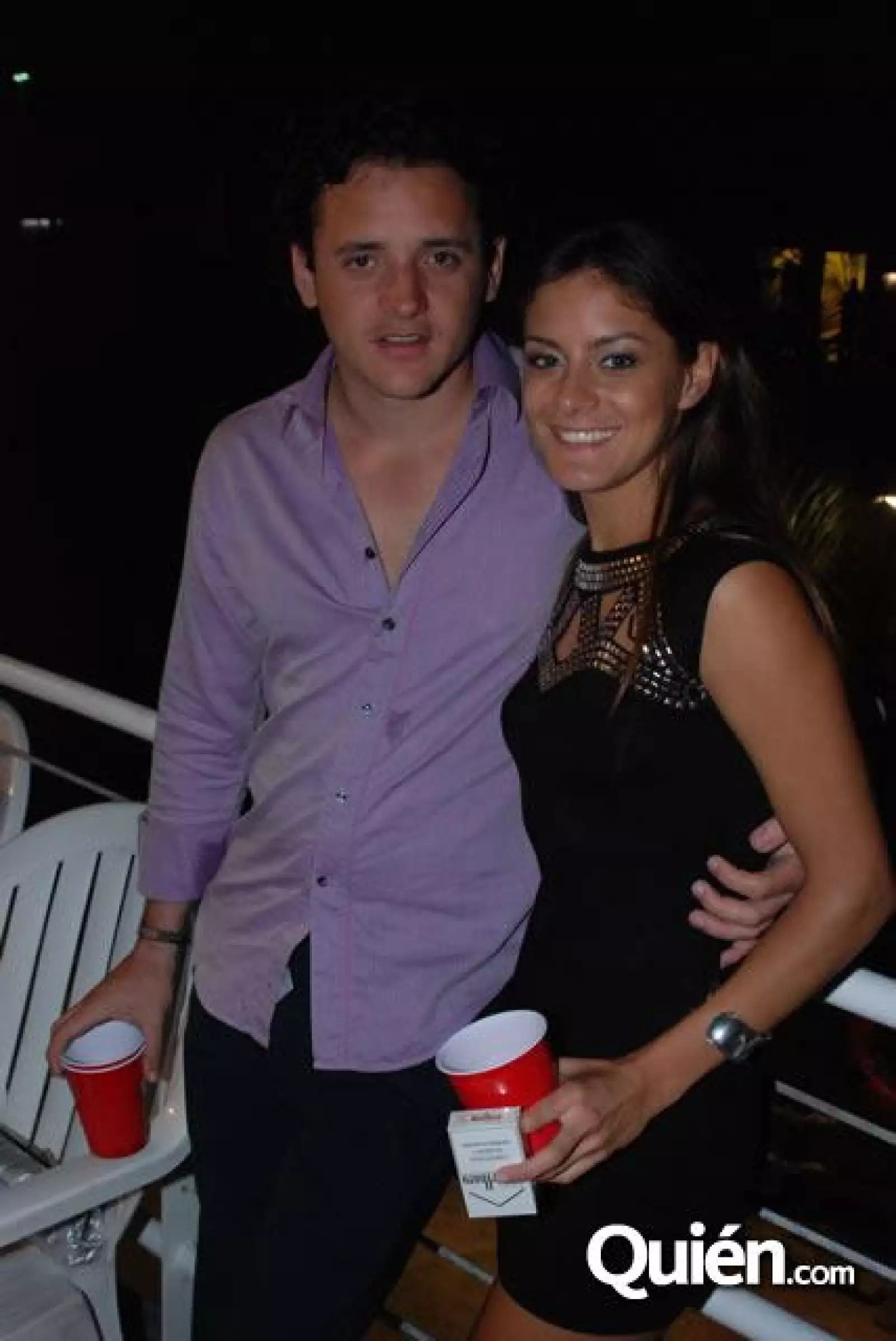 Fiesta en yate de Marcos Constandse