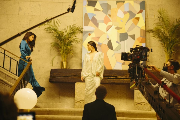 Bárbara López (as Dolores Acevedo, Miss Guerrero) & Ilse Salas (as Concepción López Montoya) “Señorita 89_. Credit_ Amaury Barrera courtesy of Pantaya.jpg