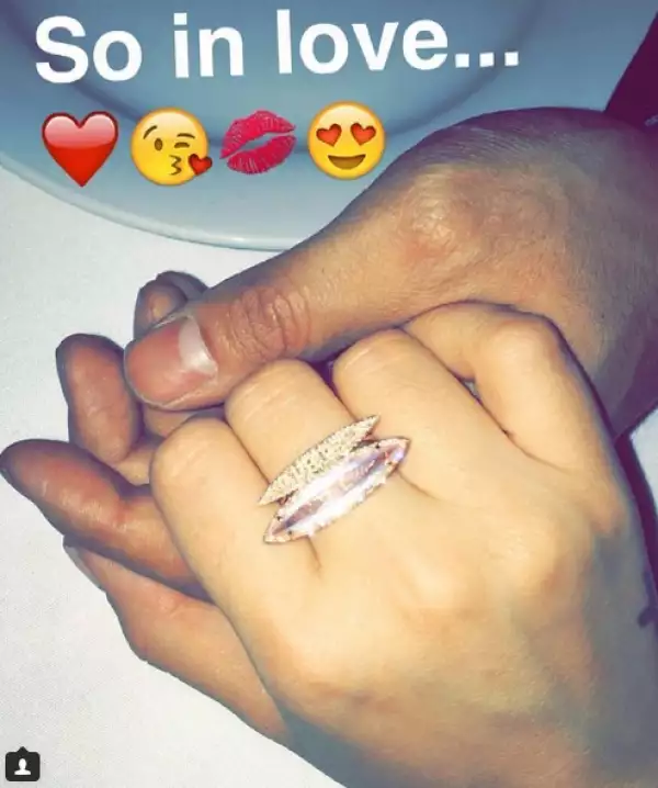 ¿Campanas de boda pronto? Al parecer sí, pues este fue el regalo que Wilmer le dio a Demi por San Valentín.