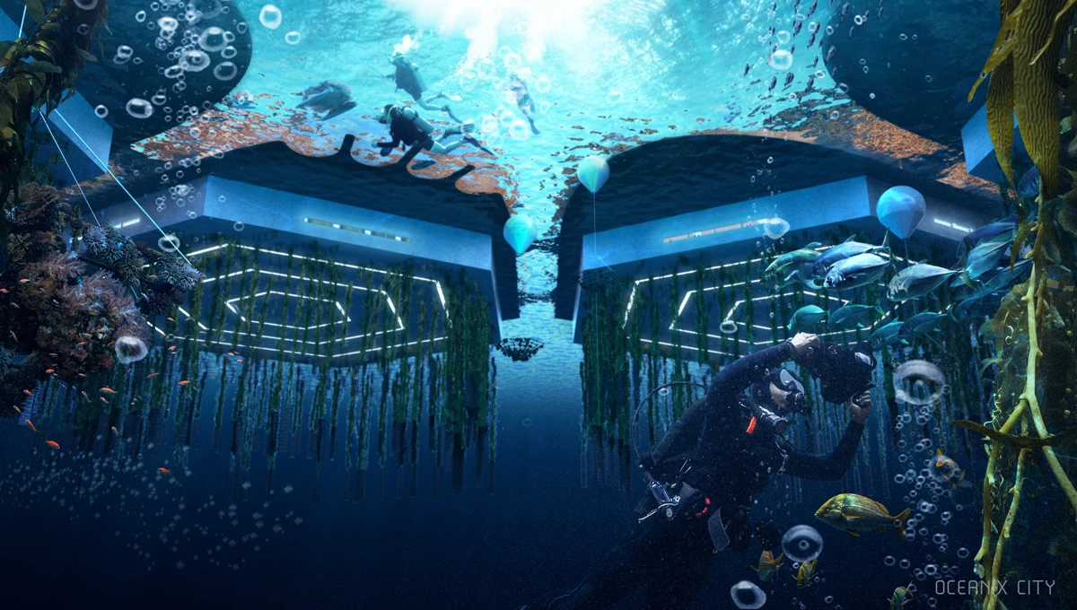 Render - Ciudad Oceanix