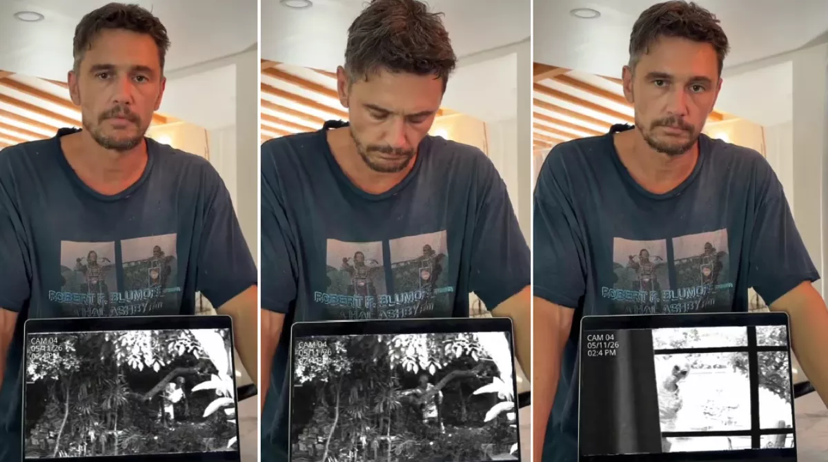 James Franco provoca burlas y escepticismo con video que muestra un supuesto extraterrestre