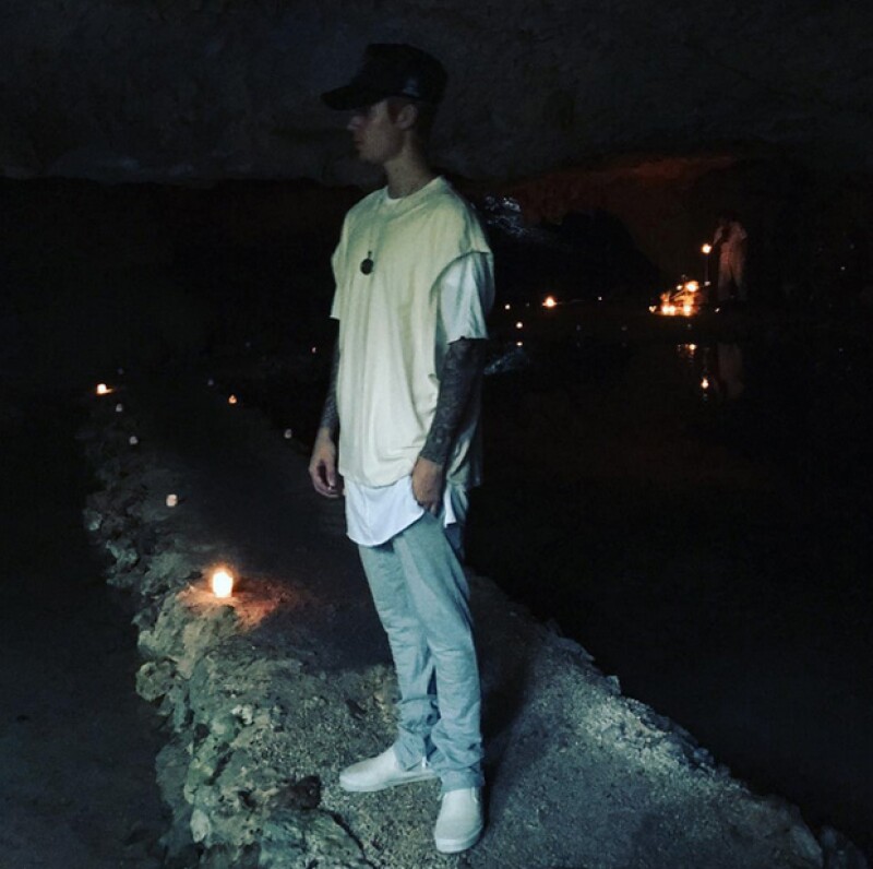 El cantante se encuentra desde hace unos días en nuestro país, acompañado de Hailey Baldwin y unos amigos.