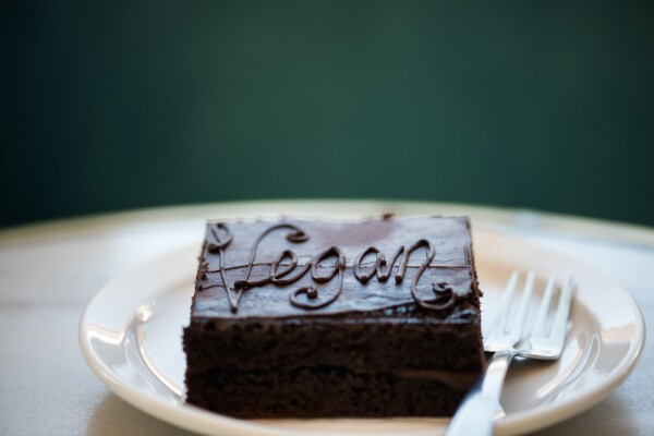 Brownie vegano