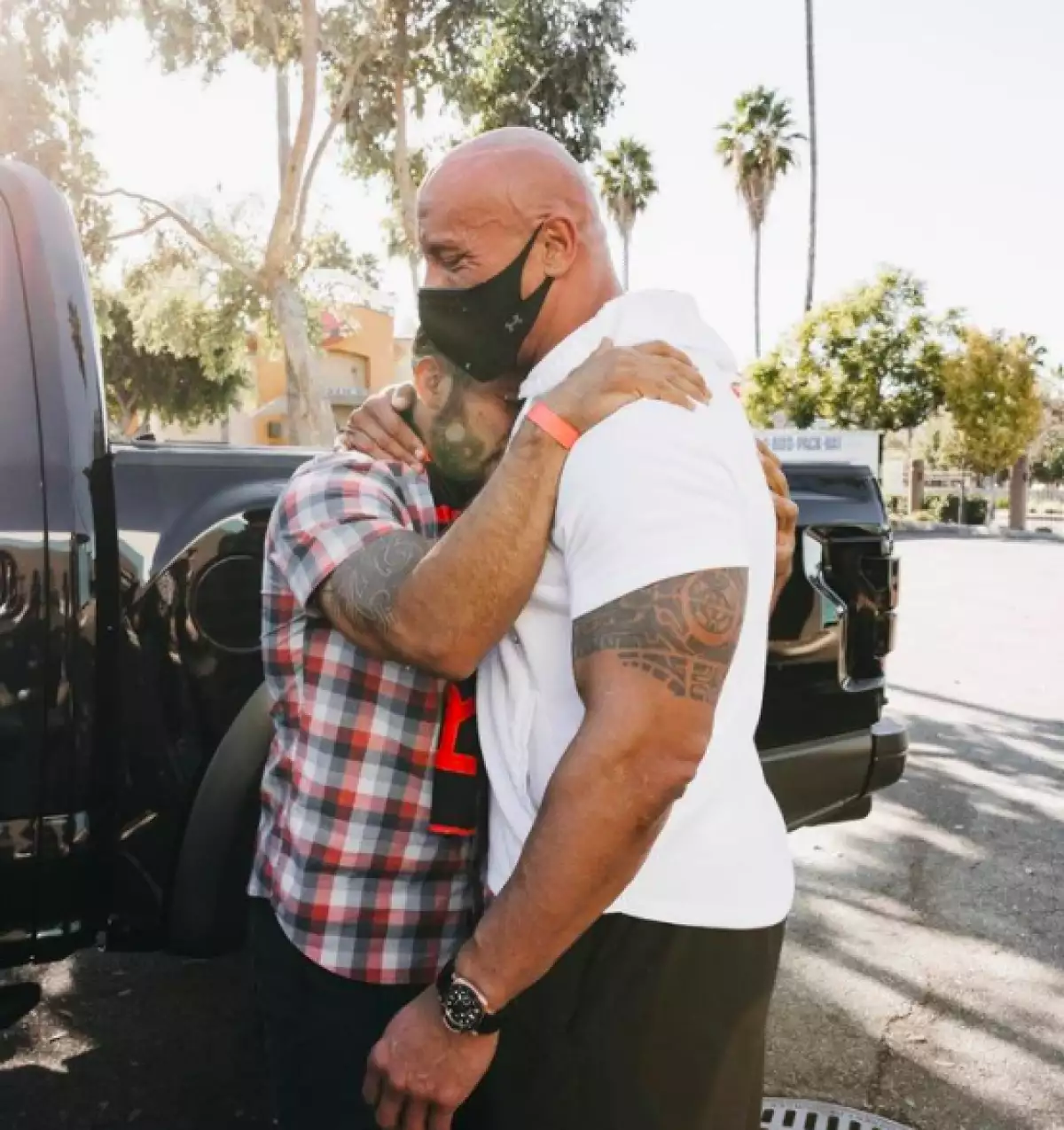 Dwayne Johnson y Óscar Rodríguez