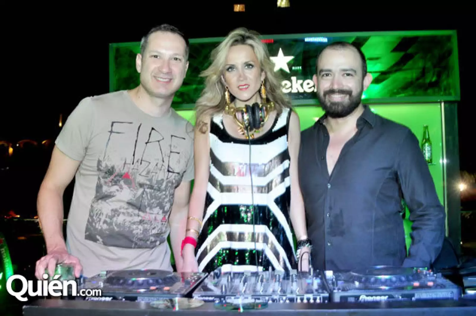 César Aristóteles, Dany Serna y Abraham García