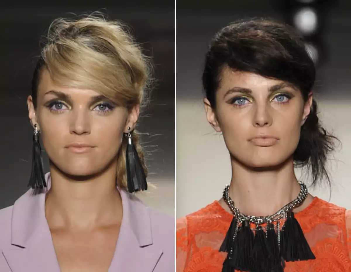 Marissa Webb comibinó la estructura del uniforme con la belleza de un vestido para crear su colección.