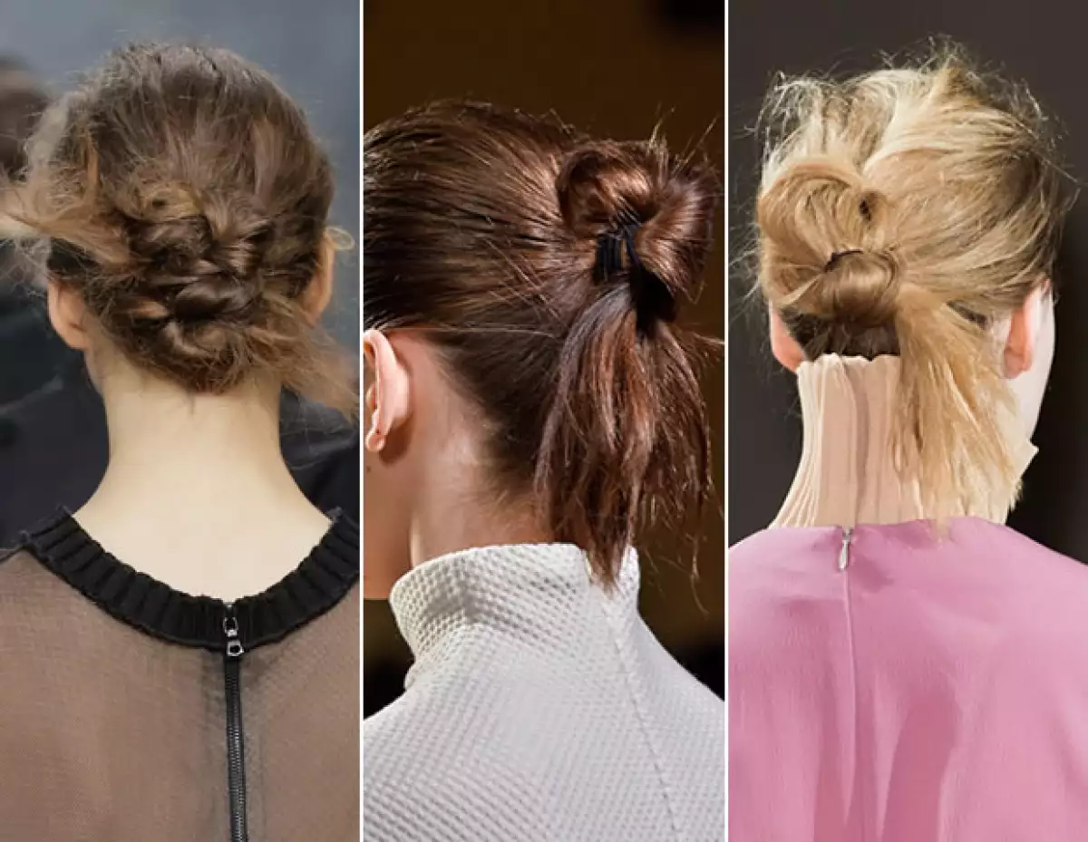 Opta por un knot como lo proponen Vera Wang, Victoria Beckham y Veronique Leroy.