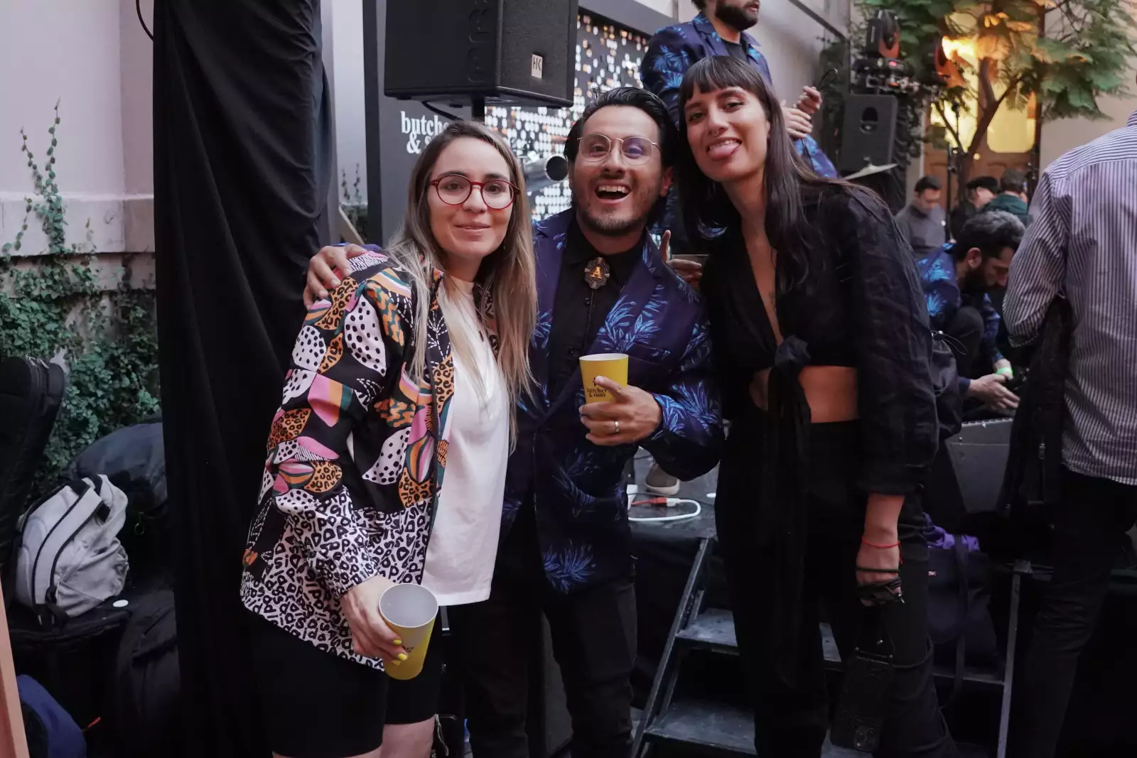 Luisa Lara, Alan Olivas y Erika Navarro