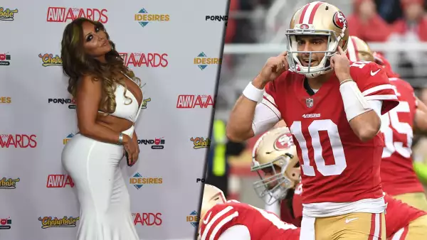 Jimmy Garoppolo y Kiara Mia