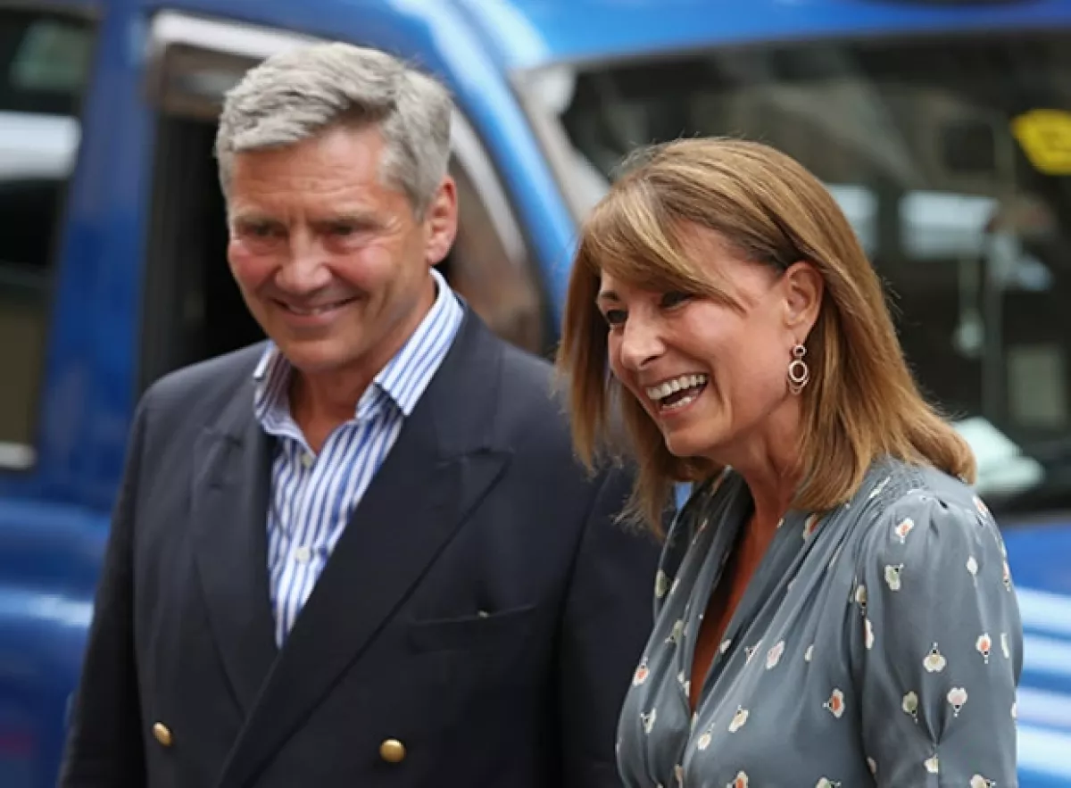 Michael y Carole son los abuelos maternos del Príncipe George.