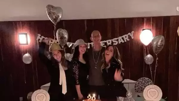 Nina, Mia, Erick Rubín y Andrea Legarreta