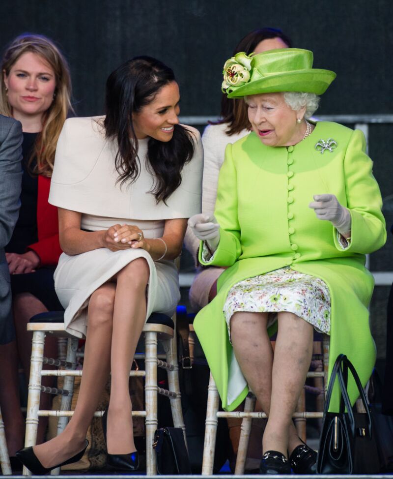 Meghan Markle y la reina Isabel