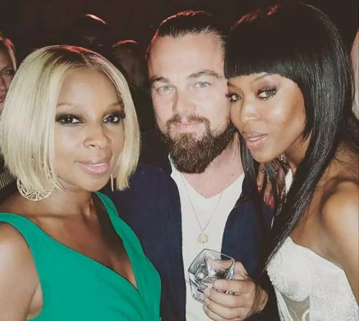 Leonardo DiCaprio fue uno de los invitados VIP a la celebración.