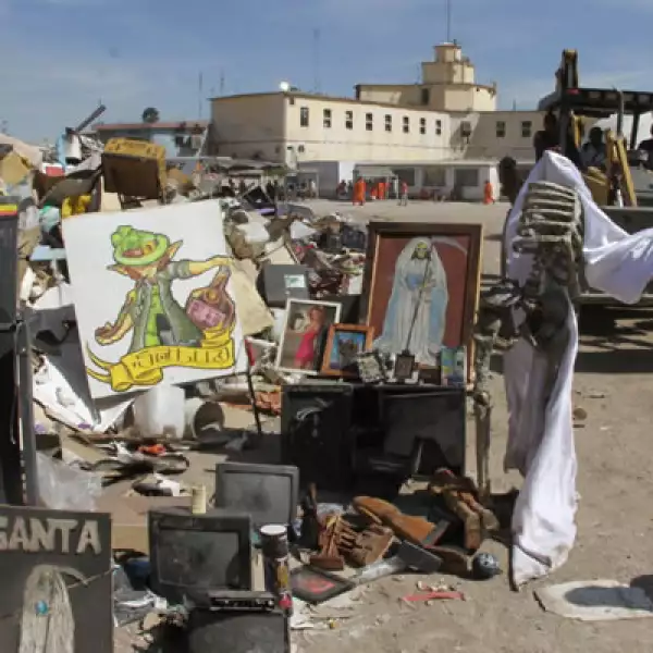 El gobierno de Nuevo León informó que destruyó todos los artículos que encontró