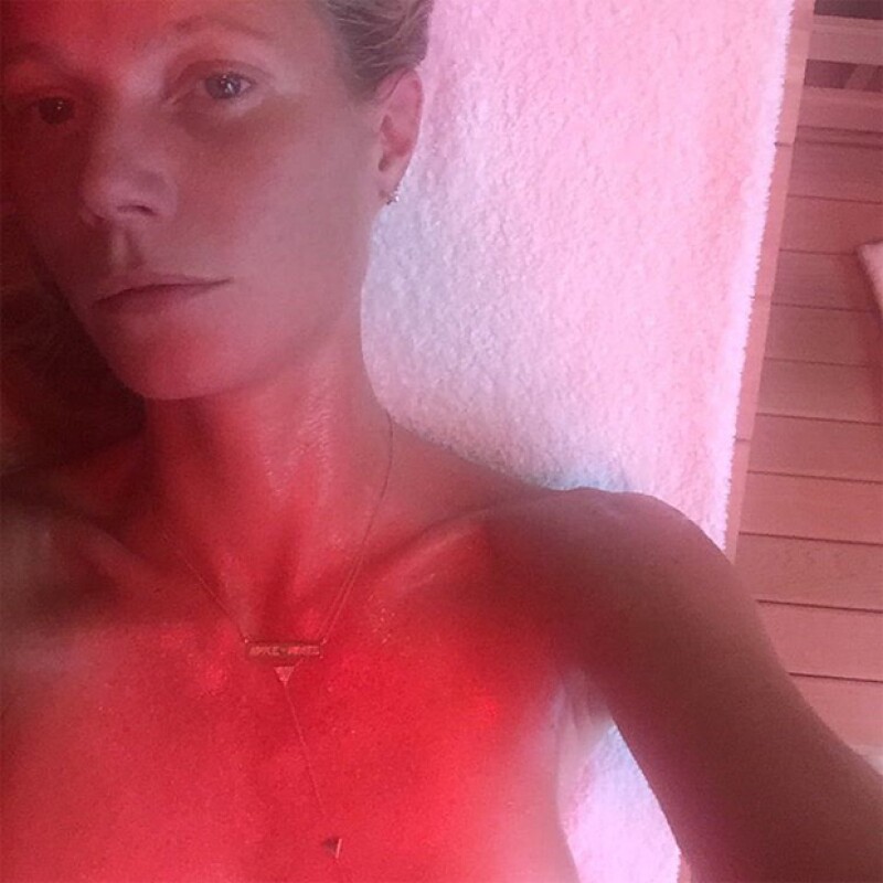 Gwyneth Paltrow declaro que el sauna infrarrojo es uno de los tantos detox que hará este año.