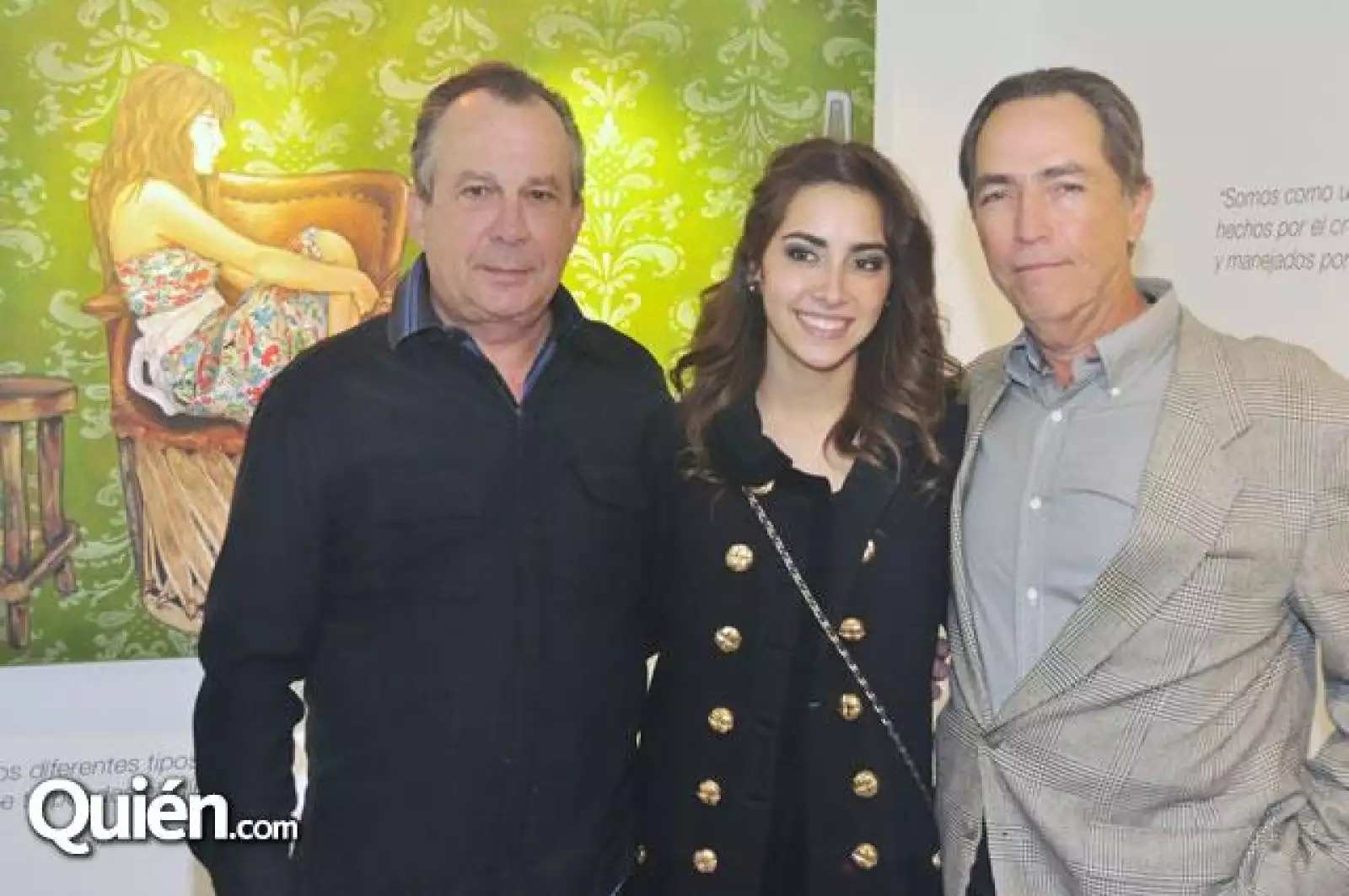 Mauricio Fernández,Ana G. Kane y Mauricio González